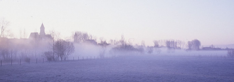 Gunzenhausen im Frühnebel